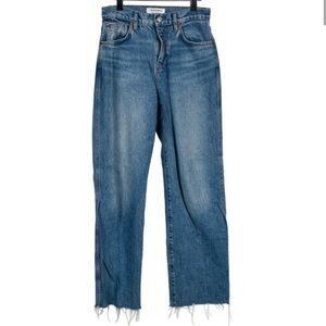 Reformation high-rise, straight leg jeans